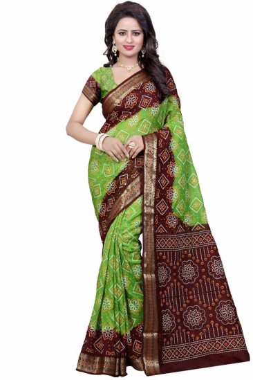 Maroon and lime indian dress