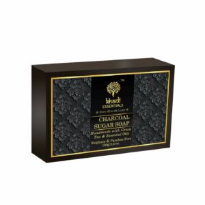 Khadi Essentials Luxurious Ayurvedic Activated Charcoal Sugar Soap